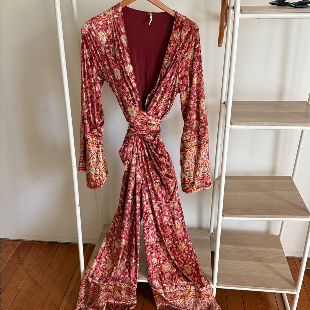 Free People Velvet Jumpsuit